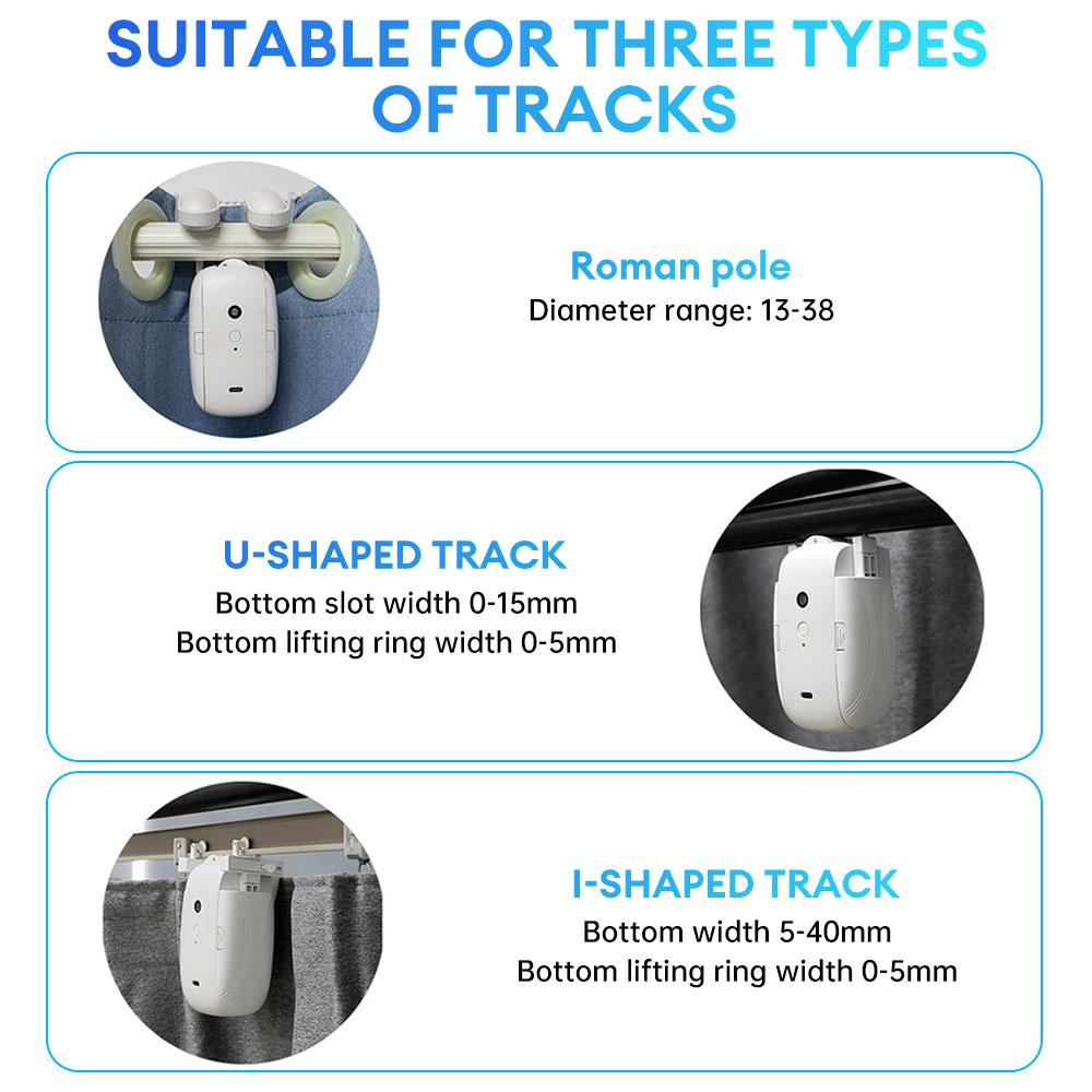 1 Set Motor Inteligent pentru Perdea Orbital Robot Electric pentru Perdea Deschizător Automat Driver Electric pentru Perdea cu Telecomandă