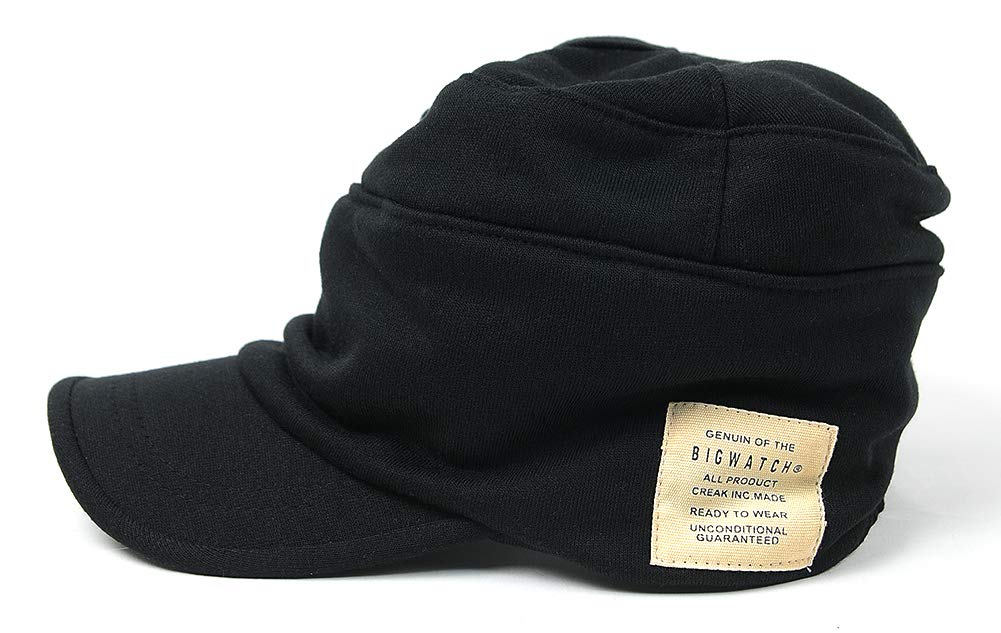 Big Watch Sweat Work Cap Sizes L and XL DCP-10 Men's Black,