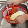 Microwave Splatter Cover Collapsible Food Plate Cover Drainer Basket Microwave Heating Splash-proof Cover Kitchen Cooking Lid