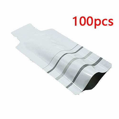 100 piece sealed aluminum foil travel dispensing bag portable disposable storage bag for liquids and powders