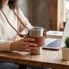 Water Bottle Carrying Sleeve   Shoulder Strap Insulated PU Leather Cup Holder Protective Sleeve for Travel Daily Use