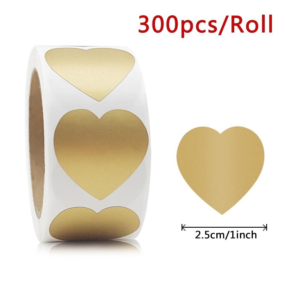 300pcs/Roll Self-adhesive Scratch Labels Stickers 2.5cm DIY Scratch Stickers  Party Supplies