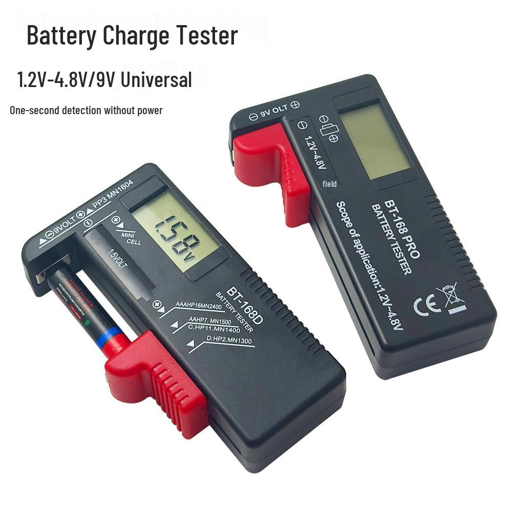 Battery Capacity Meter: Power Level Display & Tester