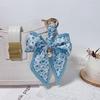 Woven Bow Scarf Keychain - Trendy Car Ring & Women's Bag Pendant