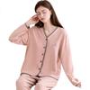 Fenteng Women's Anti-Static Warm Fleece Pajamas, Spring And Autumn New Lightweight Ladies' Loungewear Set