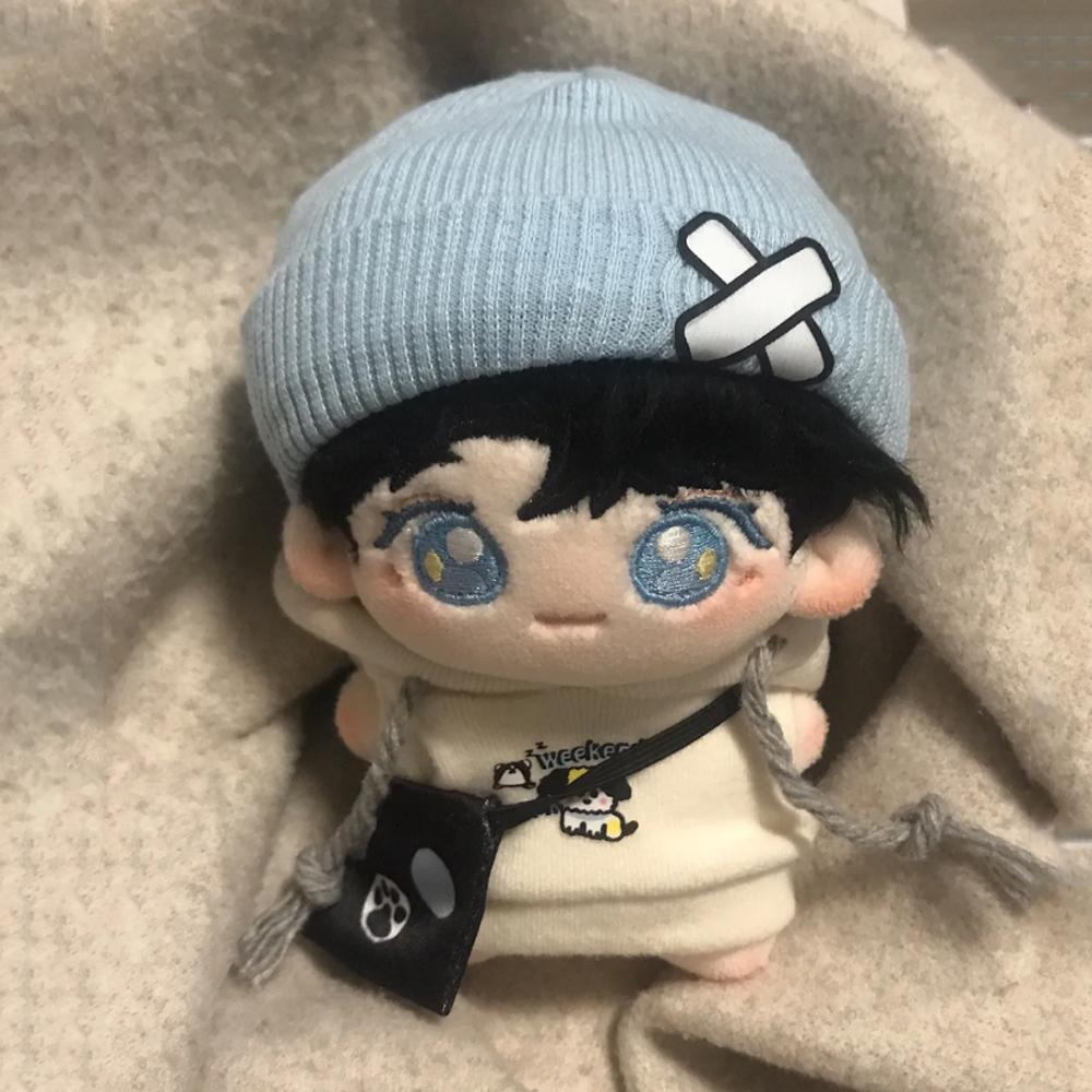 1 set Puppy Set 10cm Cotton Doll Clothes Dog Hoodie Doll Dress Up Set  Children's Gift