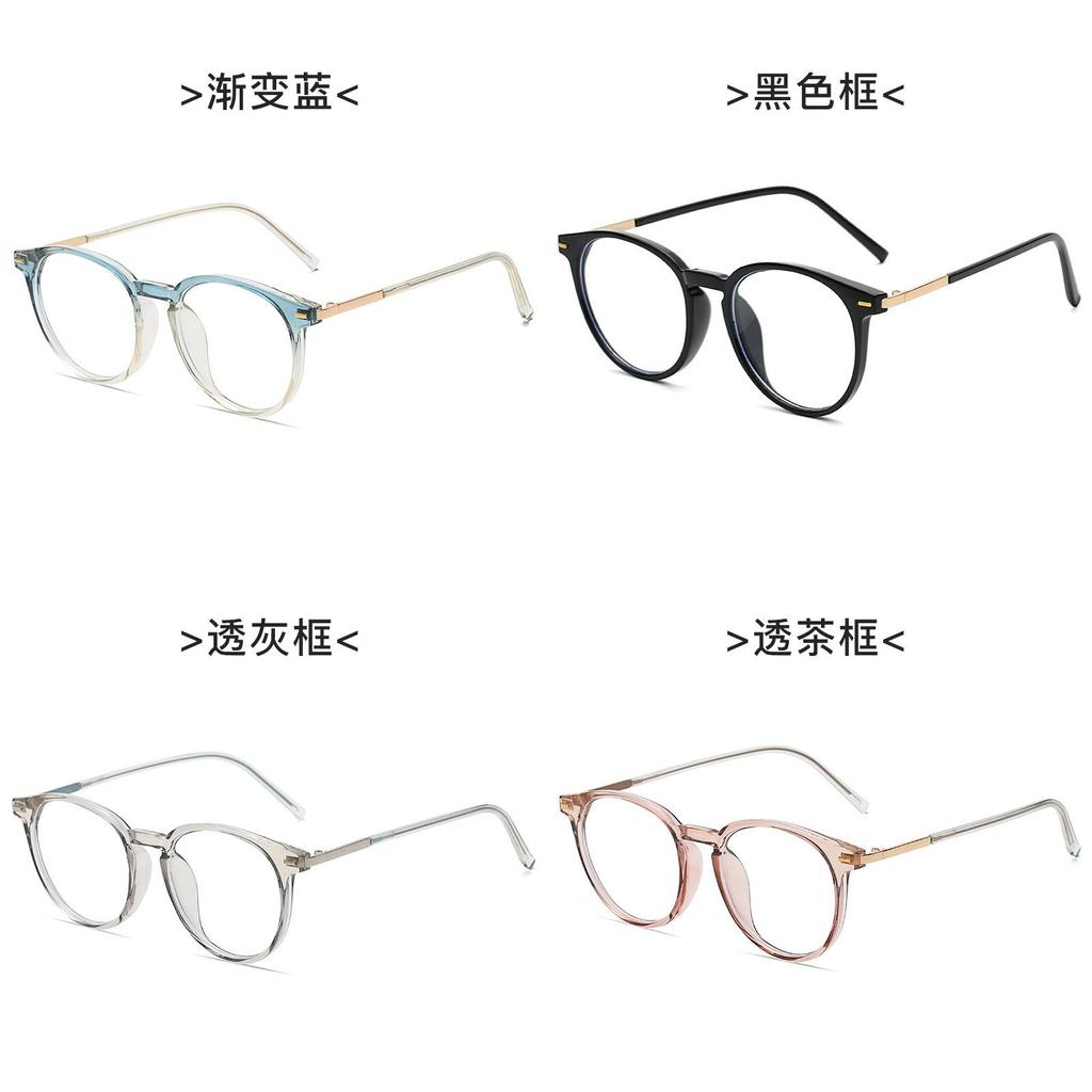 Hanbok Style Retro Transparent Eyewear Frame With Blue Light Protection For Daily Use