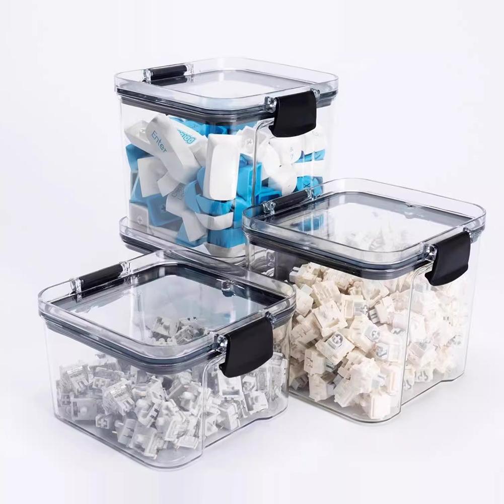 Контейнер для хранения переключателей клавиатуры 3 шт Поликарбонатный бокс для переключателей ПК для механической клавиатуры 460ML 553₽