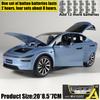 1:24 Model Y Facelift Off Road SUV Alloy Metal Diecast Model Car Sound & Light Pull Back Children Toy Collectibles Birthday Gift