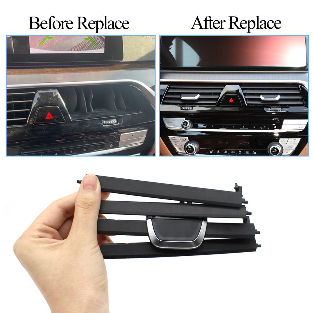 Upgraded Car Left Right Central Air Conditioning AC Vent Grille Blade Slider Clip Repair Kit For BMW 5 Series 6GT G30 G31
