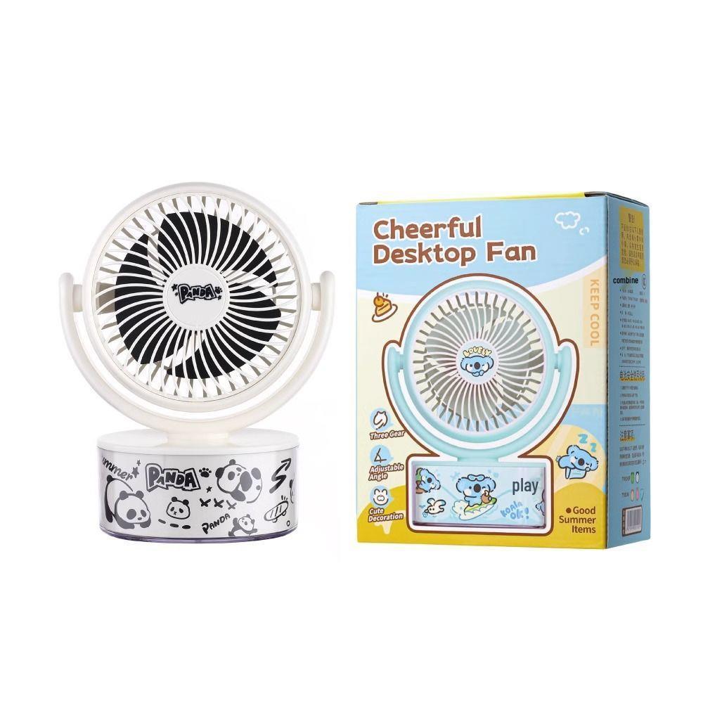 Cute Panda & Bear USB Handheld Mini Desktop Fan Other