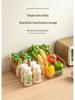 Food-Grade Plastic Kitchen Refrigerator Organizer for Vegetables, Eggs, and More