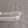 Premium Transparent Glass Case for Apple 13 Pro Max Offers Simple Tempered Glass Design for Anti-fall and Anti-collision Protection.