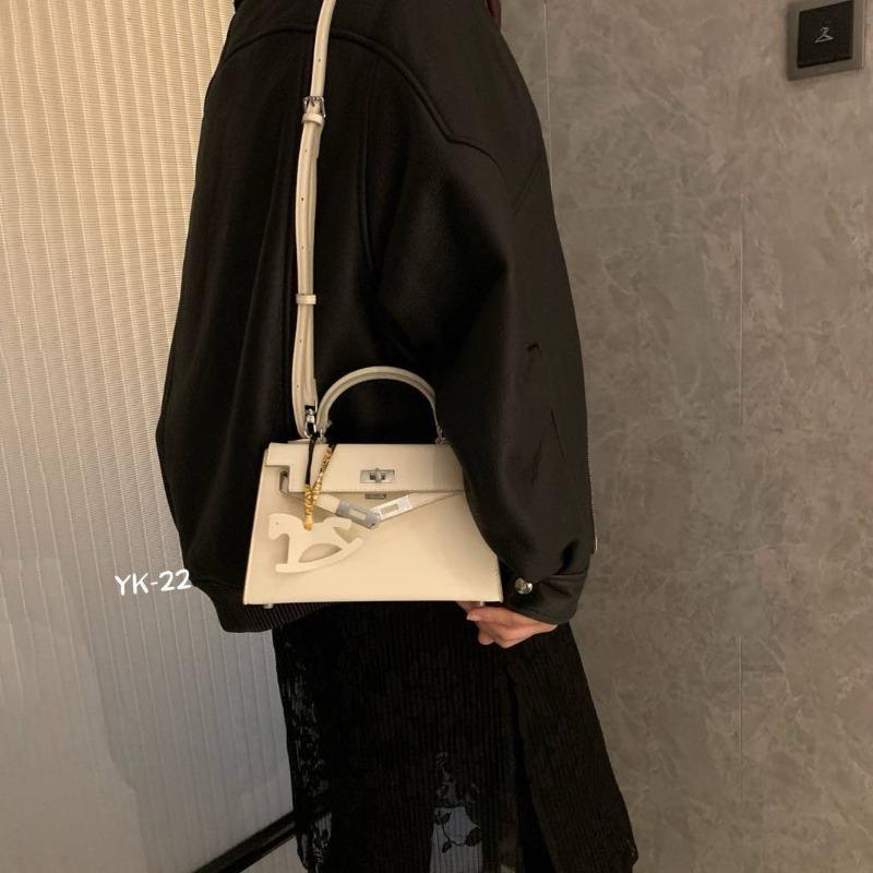 Modische Leder Mini Kelly Tasche Handtasche Damen Neu Vielseitig Exquisit Umhängetasche Kleine Tasche