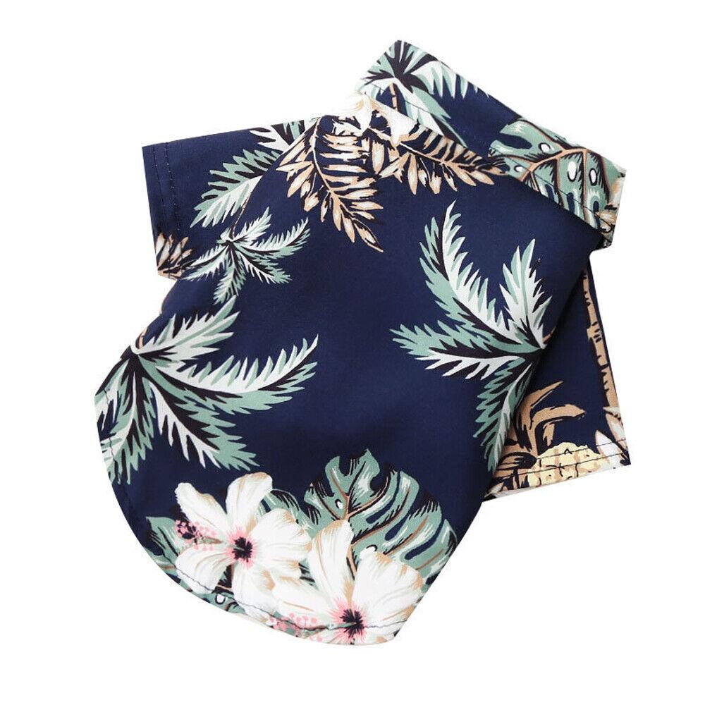 

Pet Beach Wear Colorful Pineapple Print Hawaiian T-shirt For Small-medium Dogs And Cats, Breathable Chiffon Fabric XS чорний
