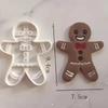 3/1pcs Christmas Gingerbread Cookie Cutter Gingerbread Man Skull Candy Biscuits Baking Mould For Xmas Halloween Party Cake Decor