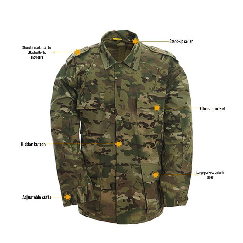 Chunsen Men's BDU Camouflage Outdoor Training Uniform Set