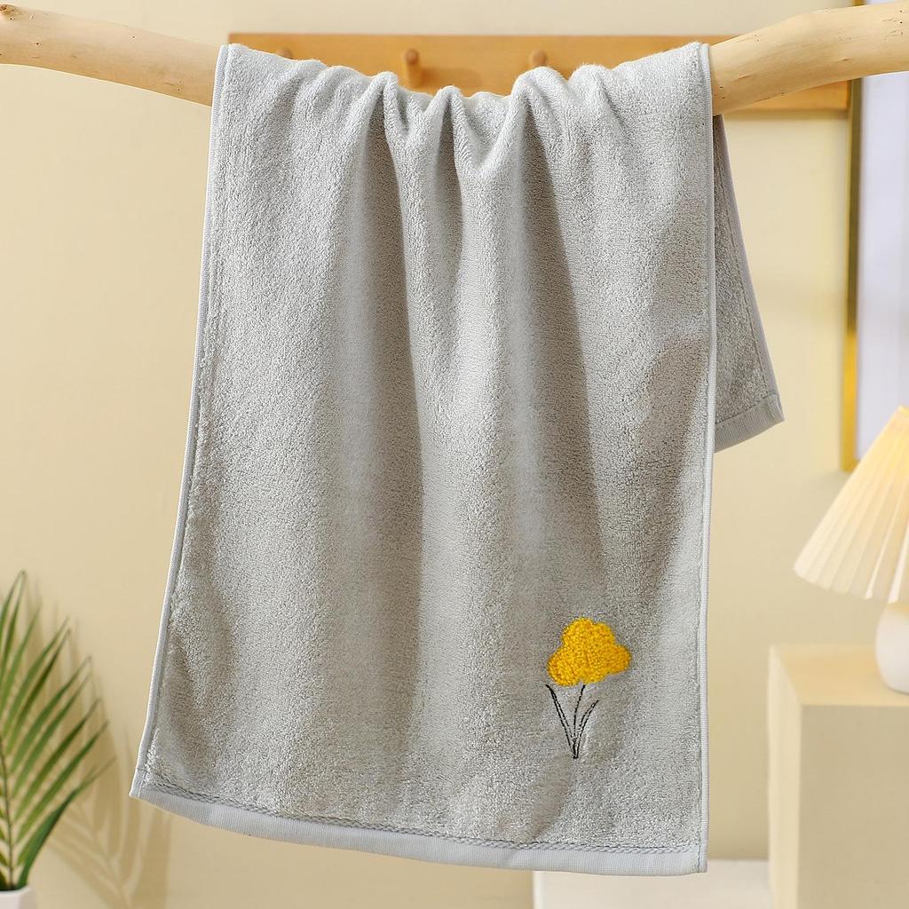 Ręcznik z włókna bambusowego: Chłonny, Trwały, Miękki—Lepszy niż Bawełna. Zawiera darmowy ręcznik do twarzy z węgla bambusowego.