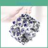 Elegant Geometric Purple Amethyst Zirconia Ring For Women Full Stripes