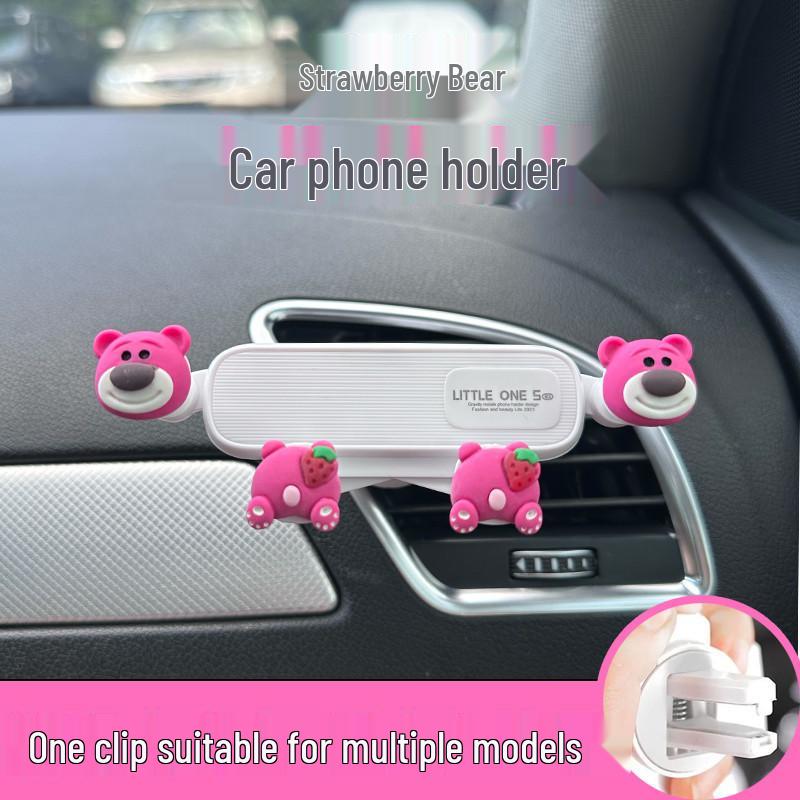 KT Cat Anti-shake Car Air Vent Phone Holder for Girls