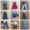 Classic Dancing Doll Clothes Dress Tshirt Long Pants Skirt 1/6 Slim Doll Dressing Parts Original Doll Accessories