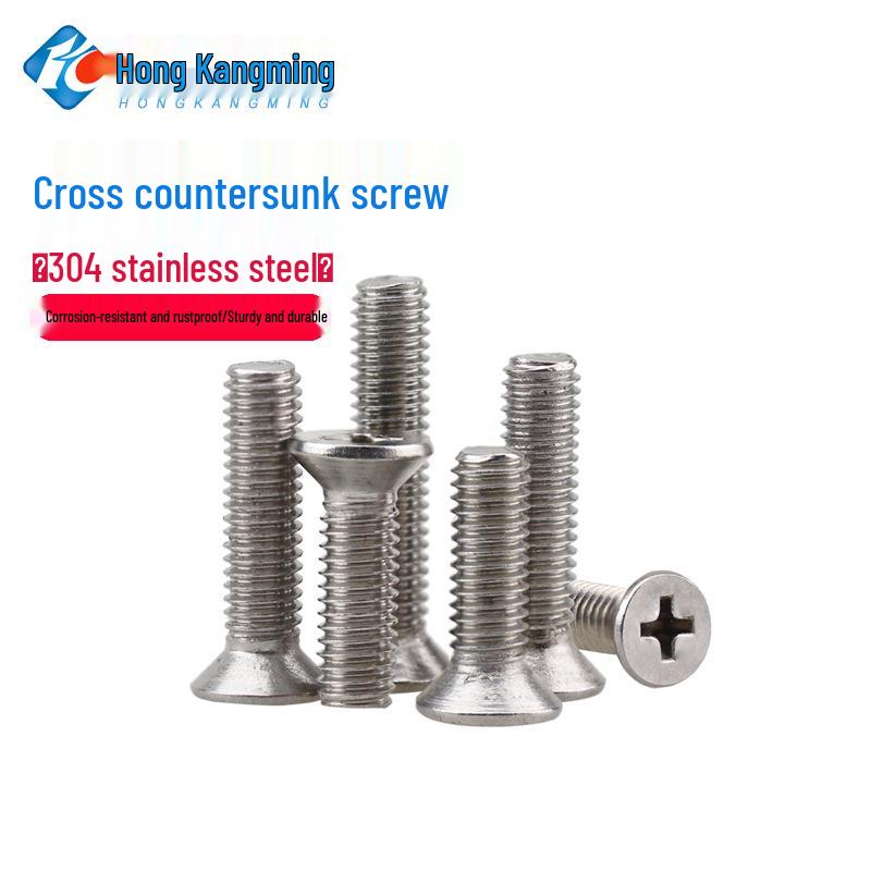 GB819 Stainless Steel 304 Phillips Flat Head Machine Screw M2-M6