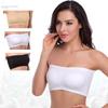 Reggiseno a fascia senza spalline: 11 Colori, Monospalla a Doppio Strato, Senza Ferretto per Seno Abbondante, Effetto Modellante.