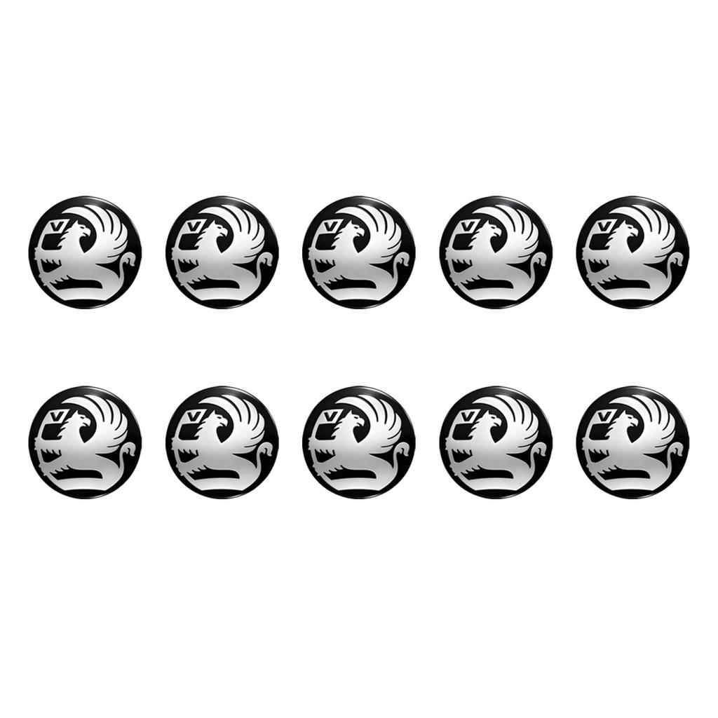 14mm New model car remote key badge, car logo key sticker For Vauxhall Opel Corsa VXR Astra H J Sinicia Safira Car Accessories