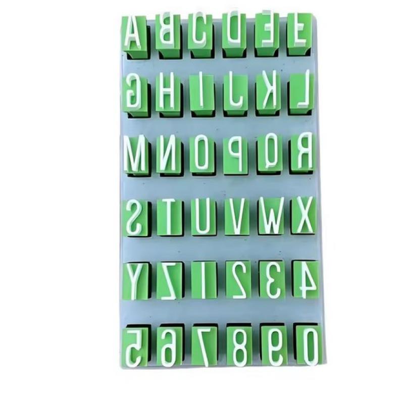 Uppercase Letter Alphabet Clay Seal Embossing Diy Craft Ceramic Artistic Letters Lowercase Letters Portable