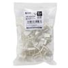 SANWA SUPPLY Steckdosensicherheits-Packung mit 100 2-poligen Kappen, (TAP-CAP2P100)