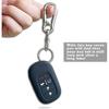 TANDRIVE Key Fob Cover For (5 Buttons) Honda 2026 2025- Civic Accord CR-V HR-V Pilot And 2026 Passport, Silicone, 2-Pack, Black