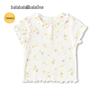 Balabala Infant Girl's Heart Print Short Sleeve T-shirt