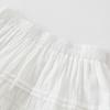 Ruffled Skirt for Women Spring Summer High Waist Cute White Shorts Skirt White Ballet Style Female Clothing Y2K Korean Fashion