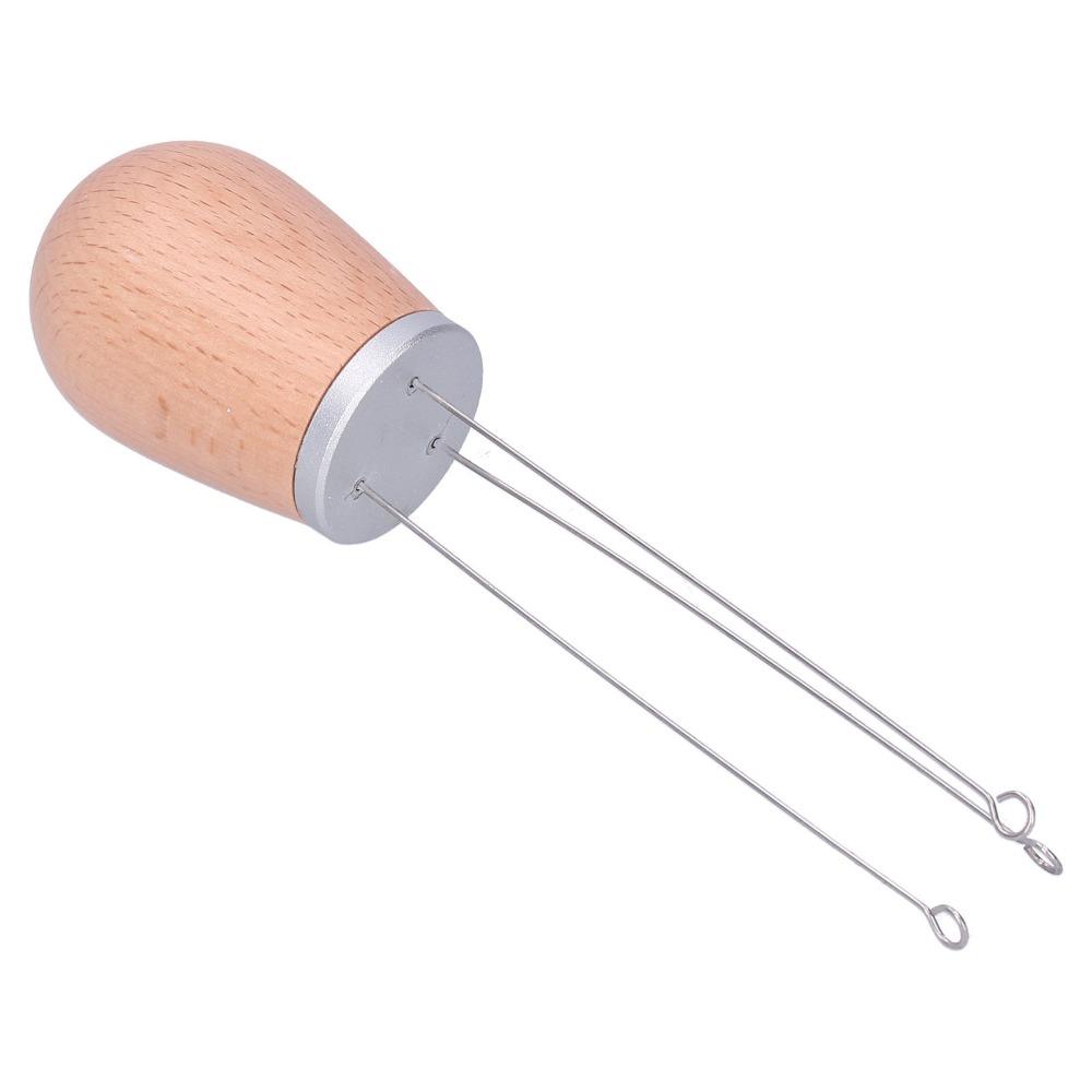 Arc Design Coffee Powder Distributor Wooden Handle Coffee Distribution Tool  For Home