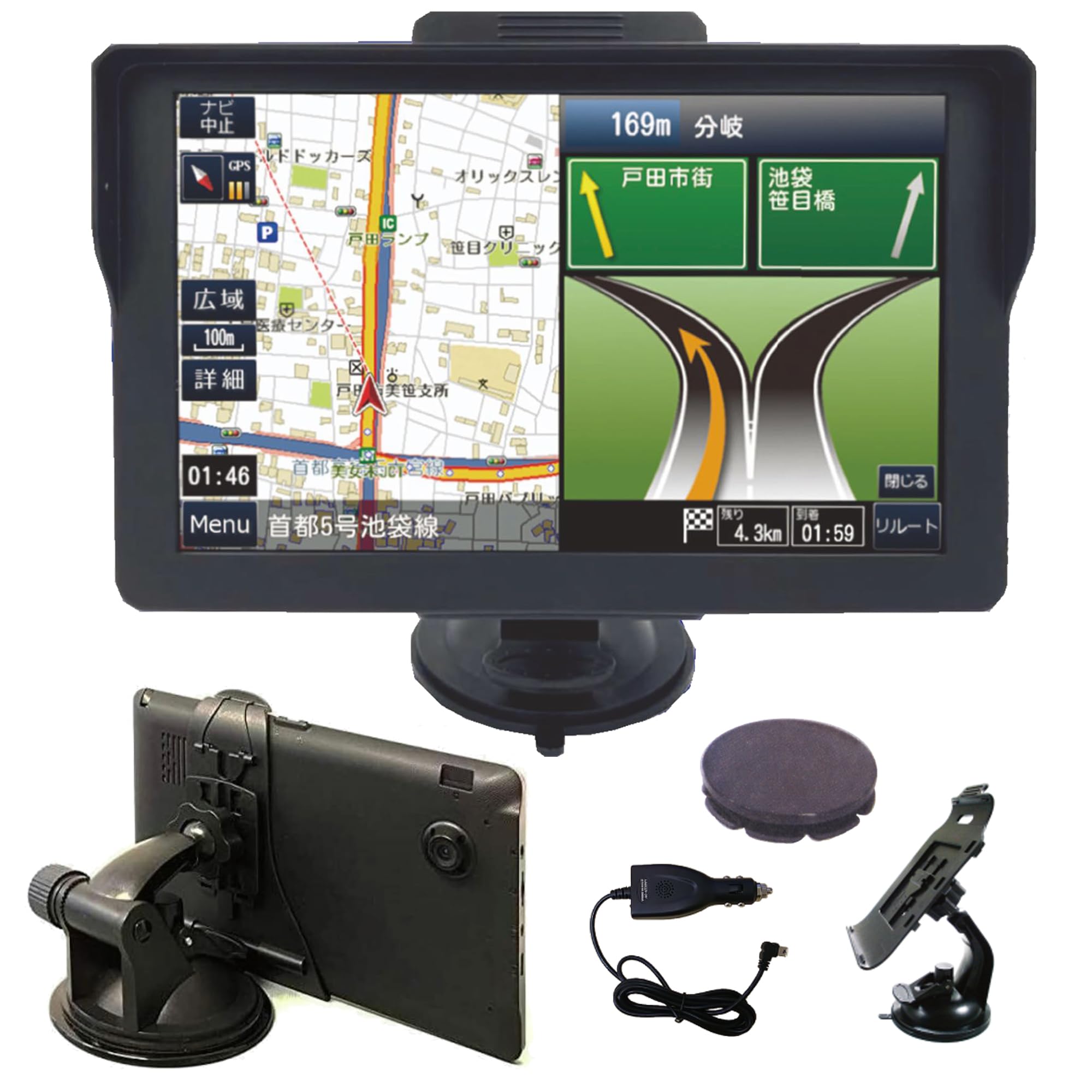 

Навигационная система ODP для автомобиля с последними бесплатными обновлениями 2025 года, карты 2025 года с видеорегистратором и OpenStreetMap, GPS-камера контроля скорости, безопасное вождение, совместима с