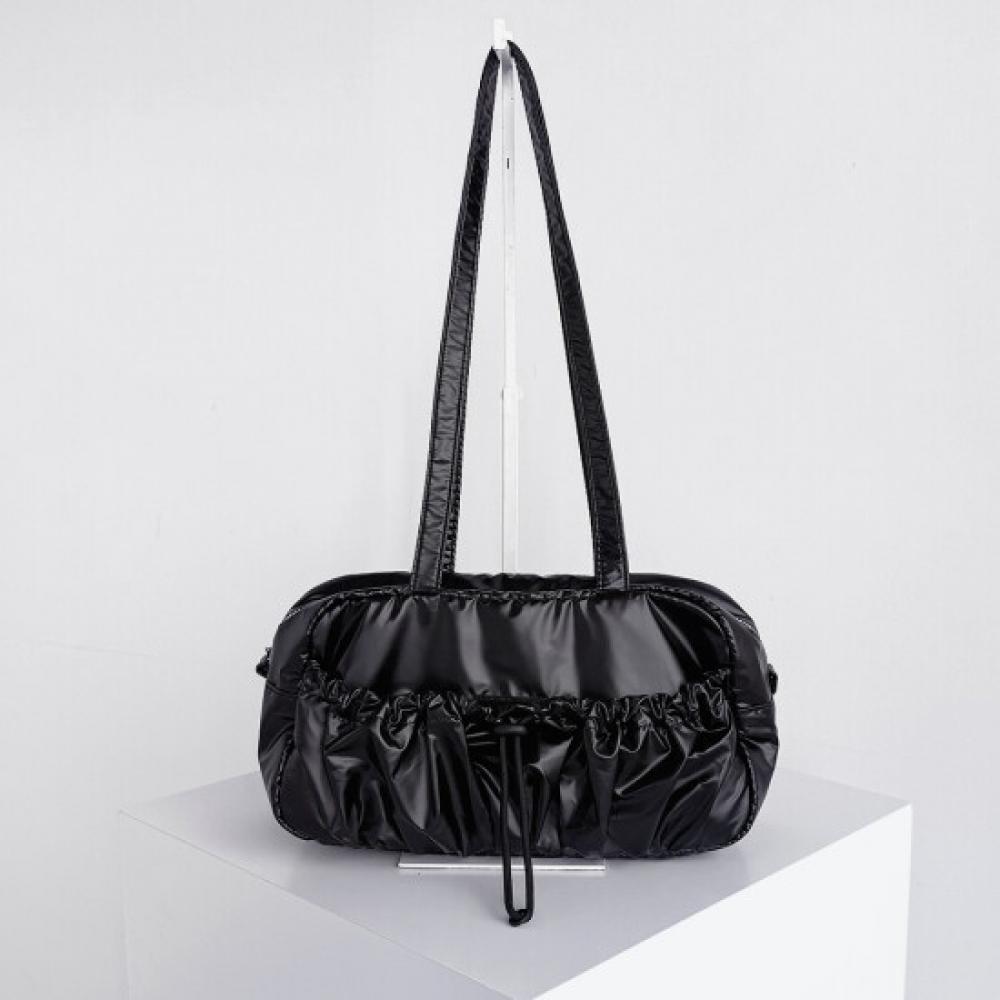 Fromheaven Raining Glossy Baguette Shoulder Bag