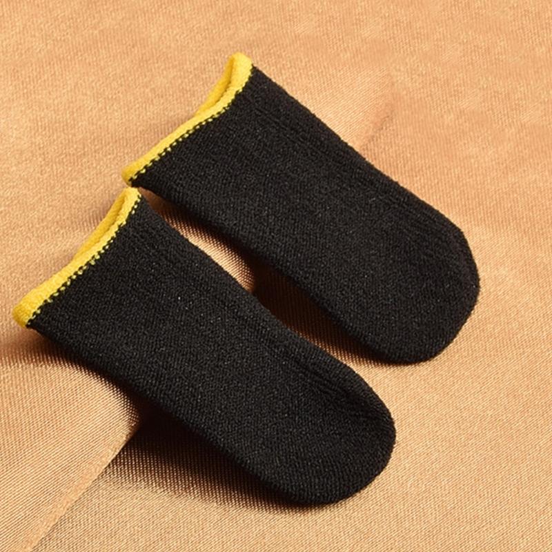 5 Pairs Finger Sleeves Thumb Fingertip Cover Breathable Anti Slip Finger Gloves for Mobile Games Sweatproof Thumb Sleeve