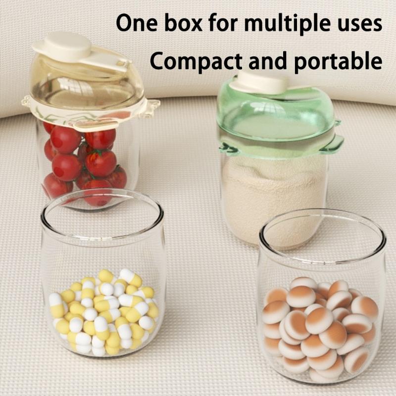Lightweight Baby Milk Powder Box 80ML Capacity Organiser For Traveling Families Enjoy Convenience And Safety