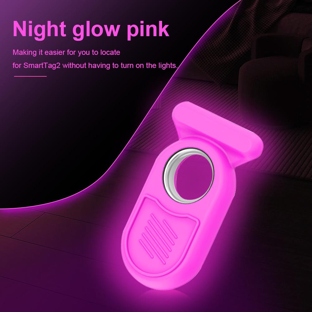 For SmartTag 2 Locator Case Portable Protector Case For Samsung Galaxy SmartTag2 Smart Tag 2 Soft Silicone Protective Skin Cover