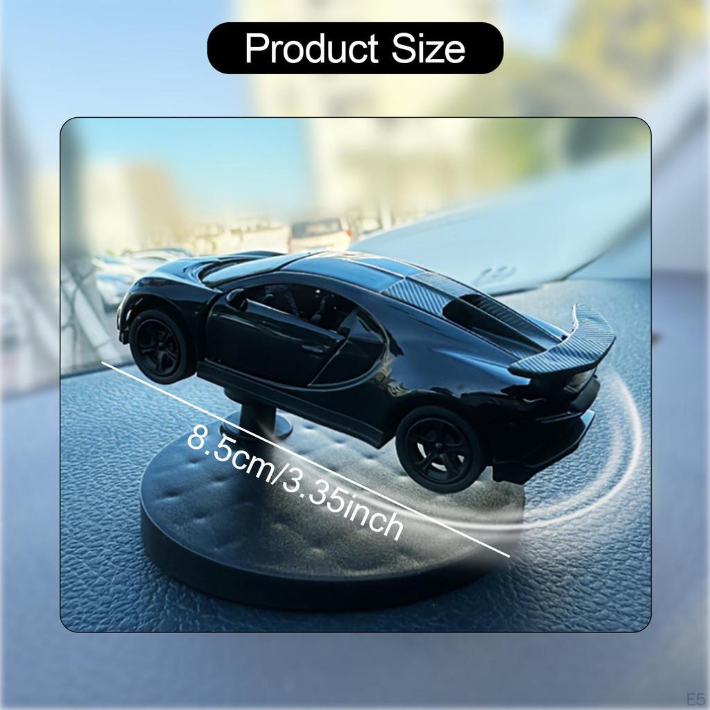 1/64 Dynamic Vehicle Car Model Center Decoration Turning And Tracking Universal Auto Accessories