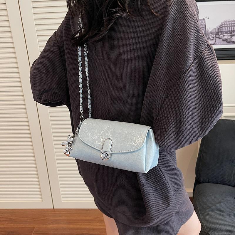 Small Square Bag Women's New Fashionable Versatile Shoulder Messenger Bag