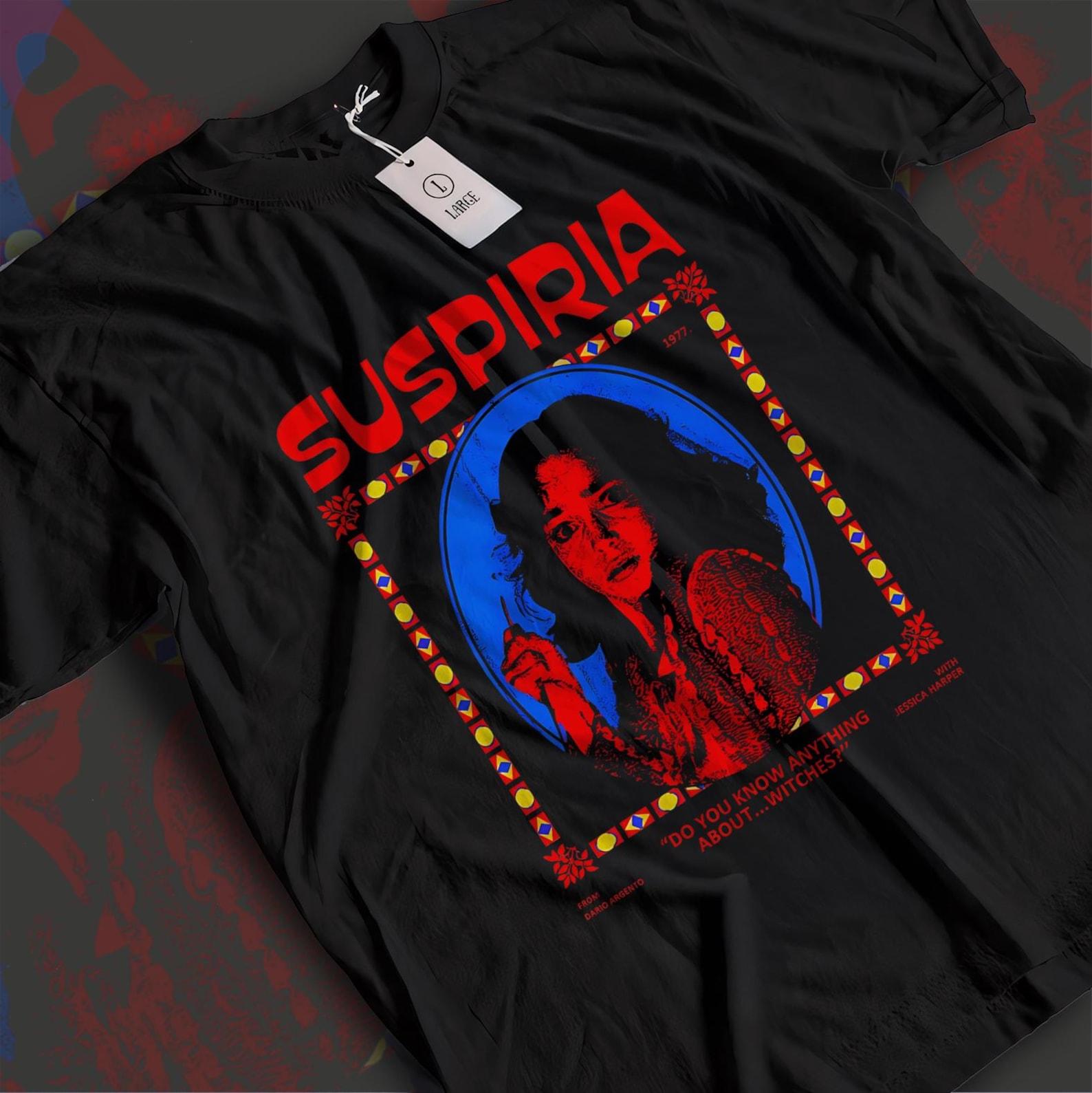 Suspiria 1977 Shirt | Retro Horror T-Shirt | Italian Horror Cult Film Tee | Dario Argento Graphic Top | Witchcraft Gothic Aesthetic 3XL