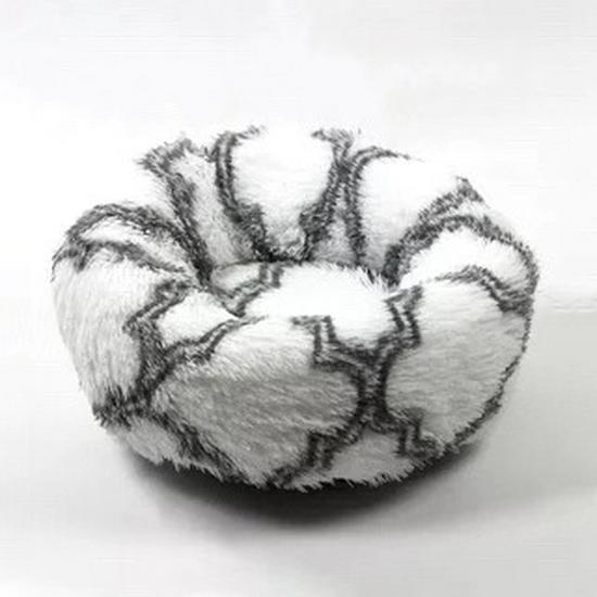 Round Plush Pet Bed: Cozy Dog & Cat Nest for Autumn/Winter
