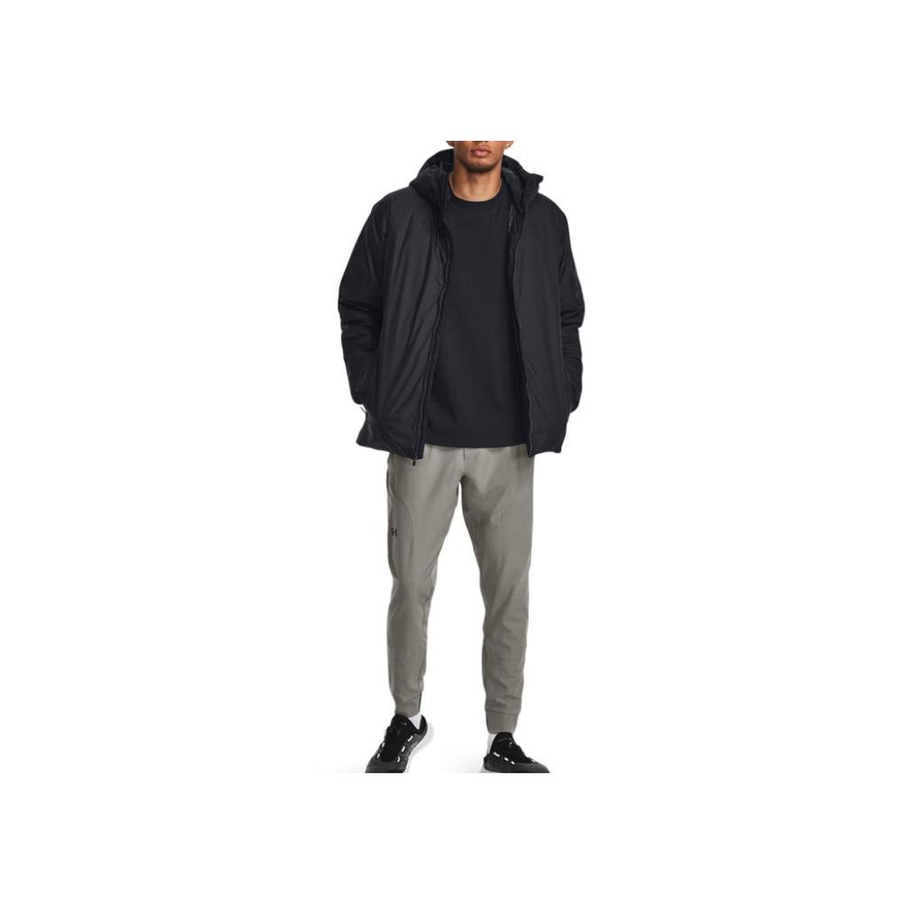 Under Armour ColdGear Infrared Fitted Short Training Down Jacket Men Outerwear Black 1378840-001