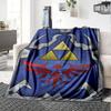 1pc Triforce Symbol flannel Blanket for Super Soft Cute Comfort Blanket for Travel Bedding Couch Sofa Blanket Y82556