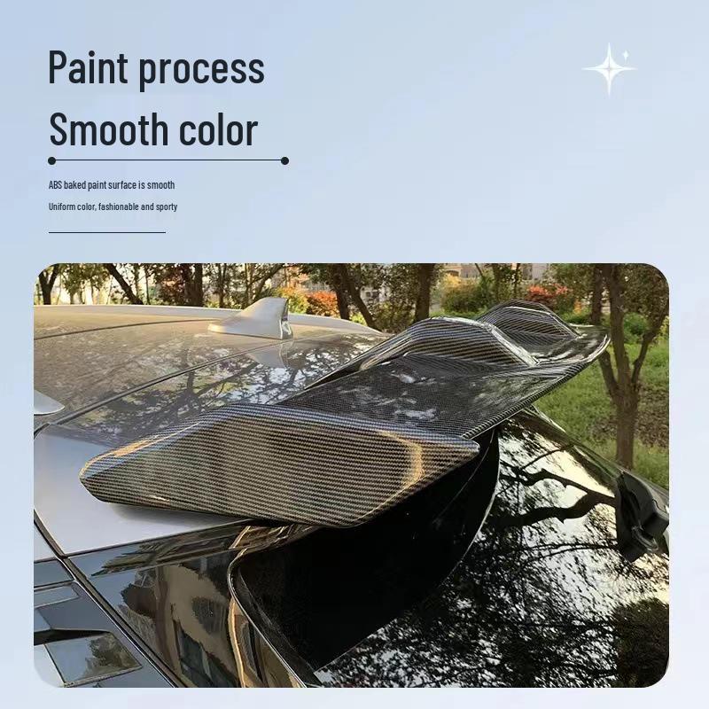 Carbon Fiber Rear Spoiler for BYD Song Plus DMI - Punch-Free Installation