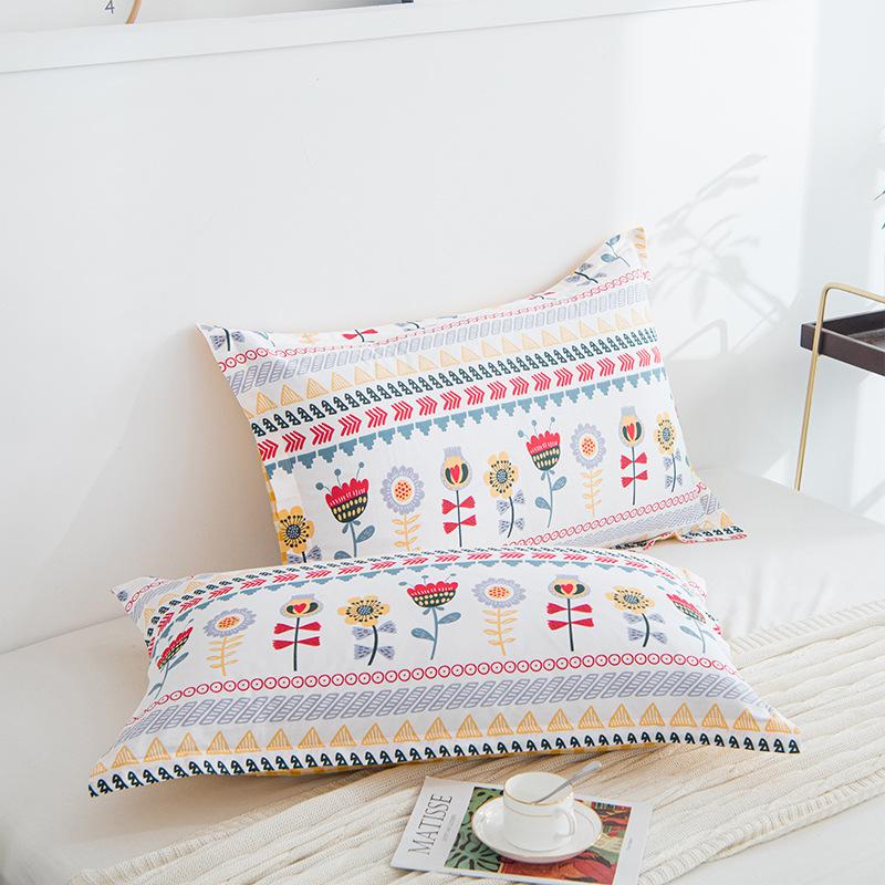 

2 шт. 48 см × 74 см, пара наволочек, наволочка с цветочным принтом, наволочка для студента, пара наволочек 48*74cm*2pc