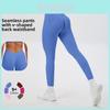 Seamless Back V Waist Lacquer Yoga Leggings With Moisture Wicking For Fitness And Running