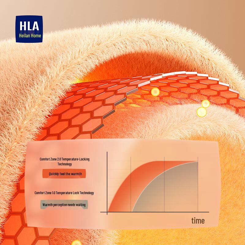 HLA Men's Pure Wool Plaid Scarf