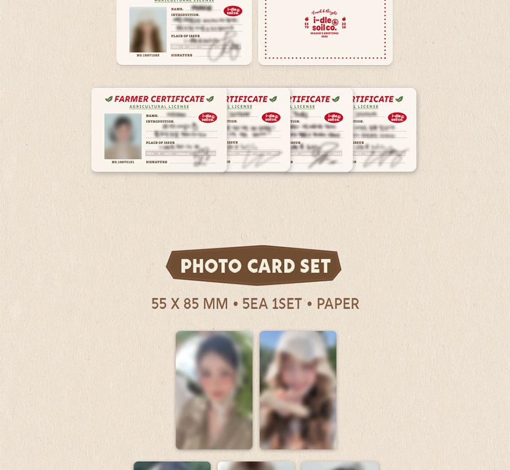 [POB] I-dle 2026 SEASON'S GREETINGS [i-dle & Soil Co.]